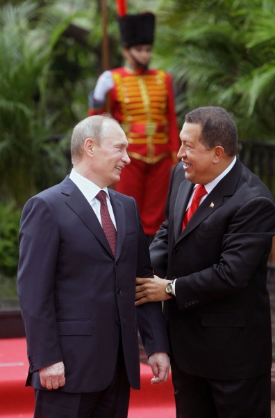 президент венесуэлы уго чавес президент россии владимир путин | Фото: