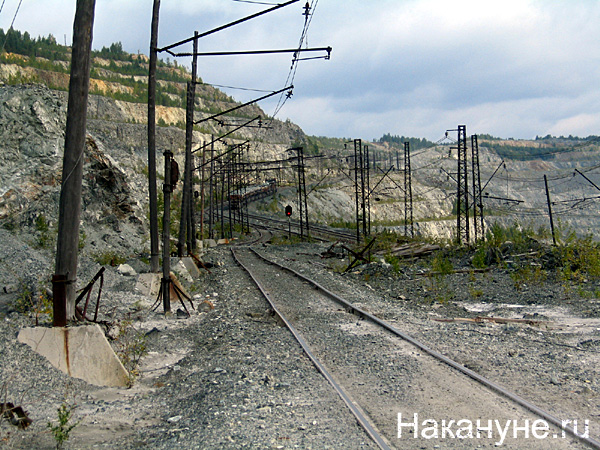 ураласбест комбинат карьер разрез железная дорога путь | Фото: Накануне.ru