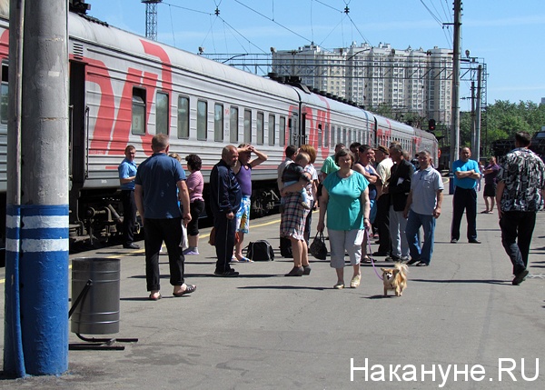 железная дорога вокзал поезд перрон|Фото: Накануне.ru
