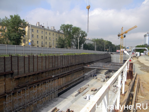 строительство метро Челябинск станция "Комсомольская площадь"(2013)|Фото: Накануне.RU
