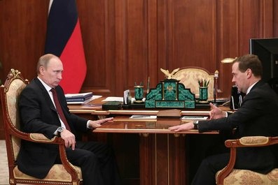 Путин и Медведев после терактов  Волгограде|Фото:Кремль