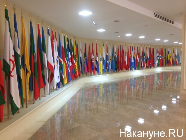 Совет Федерации РФ, Совфед, флаги|Фото:Накануне.RU