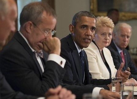 Ильвес, Грибаускайте, Обама|Фото: http://rus.delfi.ee/