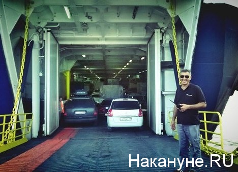 Керченский пролив, паром, автомобиль|Фото: Накануне.RU
