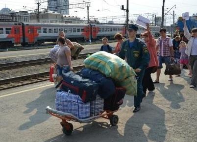 беженцы, вокзал, Екатеринбург|Фото: ГУ МВД России по Свердловской области