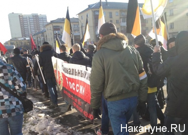 Русский марш 4 ноября 2014 в Екатеринбурге|Фото: Накануне.RU