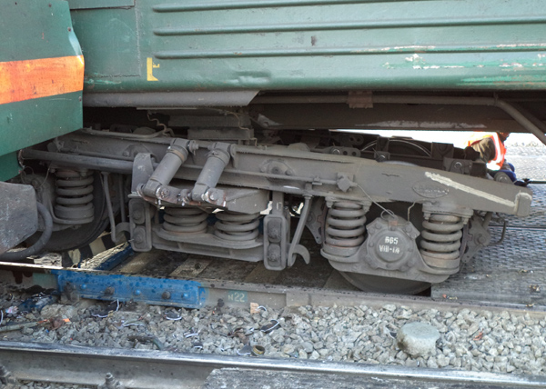 поезд, локомотив, сход вагонов, авария|Фото: ГУ МЧС России по Свердловской области