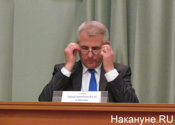 Вигаудас Ушацкас, глава Представительства Европейского союза в Российской Федераци|Фото: Накануне.RU