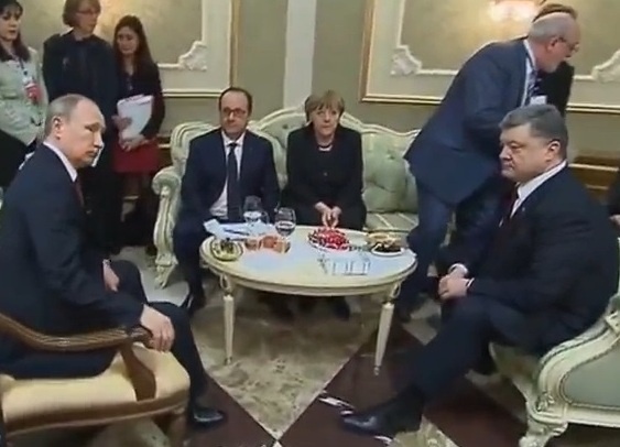 Путин, Олланд, Меркель, Порошенко|Фото: