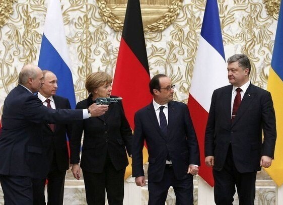 Лукашенко, Путин, Меркель, Олланд, Порошенко, коллаж|Фото: