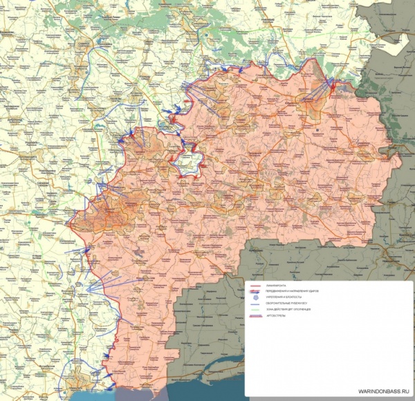 карта, Новороссия|Фото:cassad.net