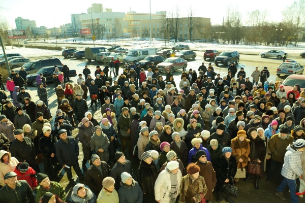 митинг за сохранение улиц Ленина и Советская в Верхней Пышме 28.02.2015|Фото: движение "Суть времени"