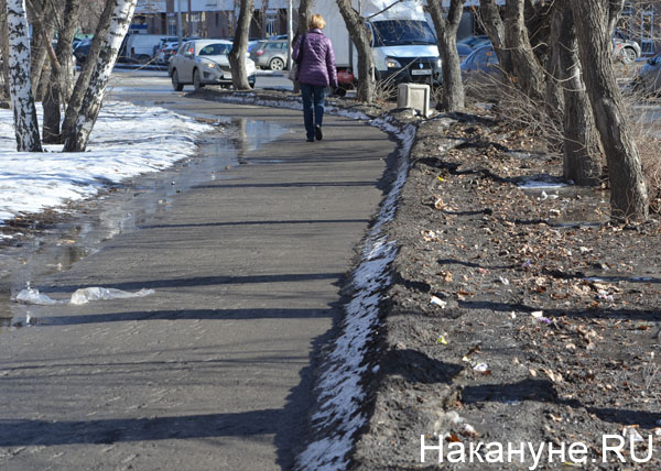 Екатеринбург, весна, грязь, улицы|Фото: Накануне.RU