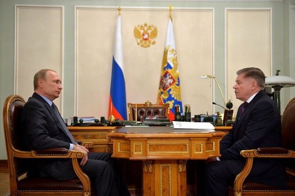 Владимир Путин, Вячеслав Лебедев|Фото:kremlin.ru