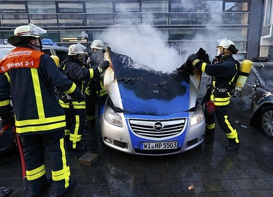 беспорядки, ЕЦБ, протест, митинг, Франкфурт, Германия|Фото: rg.ru/