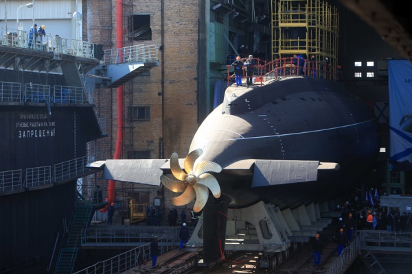 проект 636.3 краснодар, подводная лодка, спуск на воду|Фото:адмиралтейские верфи