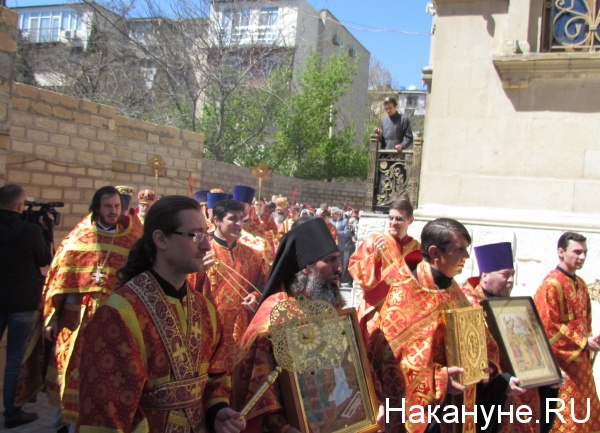 кафедральный собор Жен-Мироносиц, Баку, православие, крестный ход|Фото: Накануне.RU