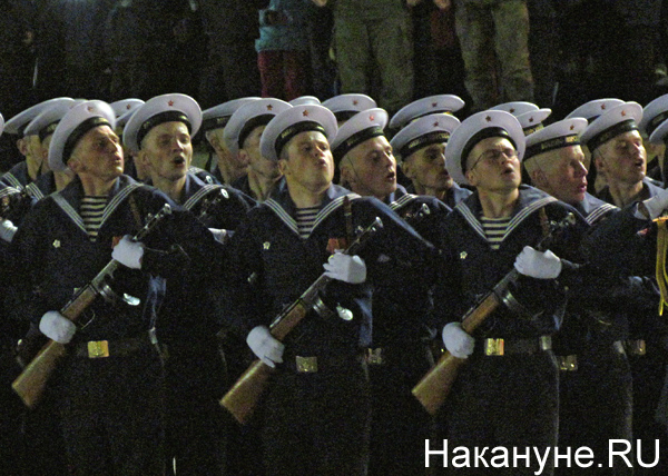 Репетиция Парада Победы, исторические роты, ВМФ | Фото: Накануне.RU