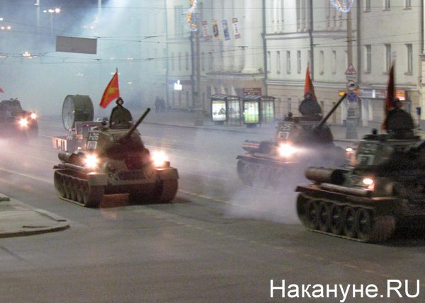 Репетиция Парада Победы, Т-34|Фото: Накануне.RU
