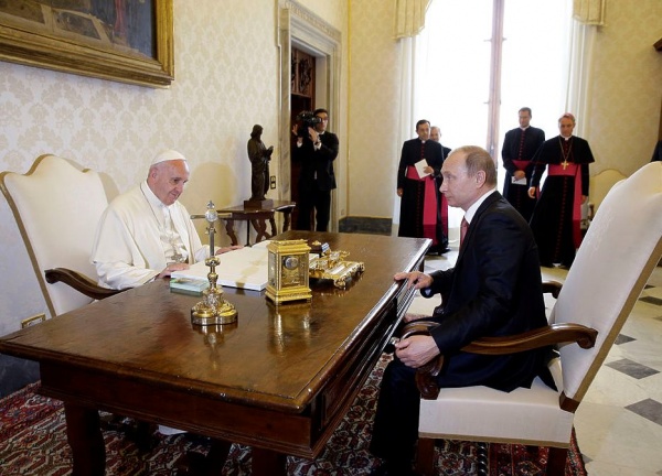Путин, папа римский Франциск|Фото: mk.ru