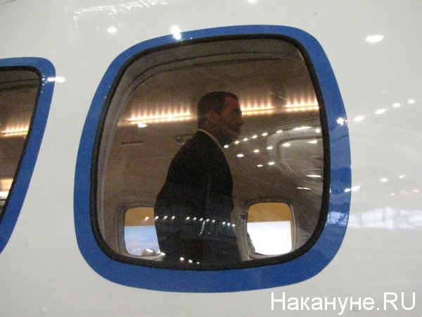 Медведев, Иннопром, самолет|Фото: Накануне.RU