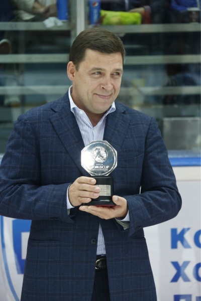 Евгений Куйвашев, Кубок мира по хоккею|Фото: Департамент информационной политики губернатора