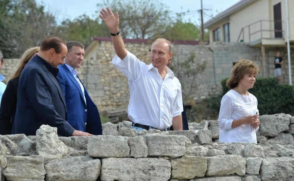 Путин, Берлускони, Крым|Фото: kremlin.ru