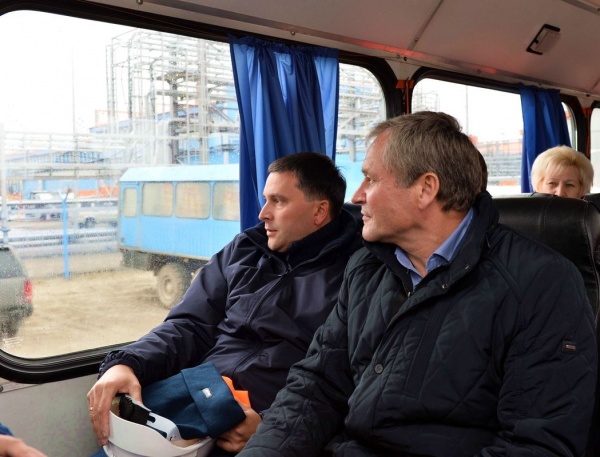 Алексей Кокорин Дмитрий Кобылкин порт Сабетта|Фото: пресс-служба губернатора Курганской области