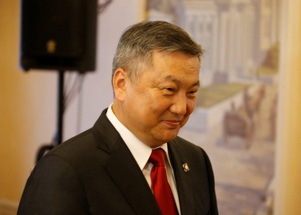 глава Хурала Монголии Зандаахуу Энхболд|Фото: Департамент информационной политики губернатора