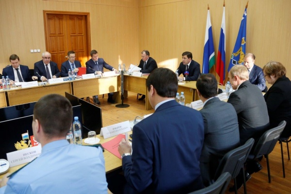 Евгений Куйвашев Реж совещание|Фото: ДИП губернатора Свердловской области