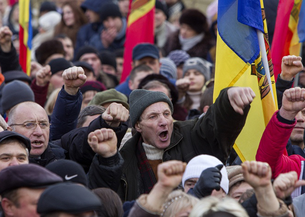 протест, Молдавия, Молдова, митинг|Фото: AP