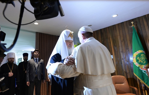 патриарх Кирилл, Папа Римский франциск|Фото:patriarchia.ru