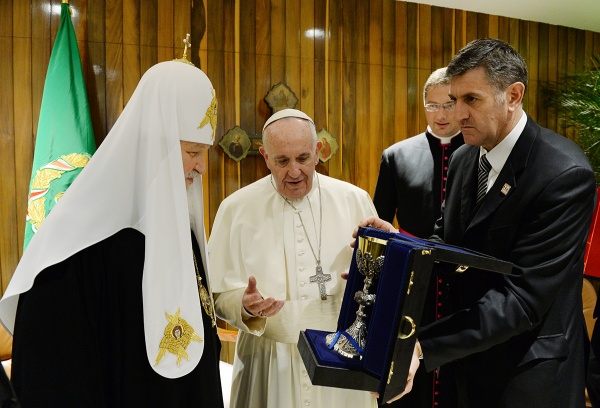 патриарх Кирилл, Папа Римский франциск|Фото:patriarchia.ru
