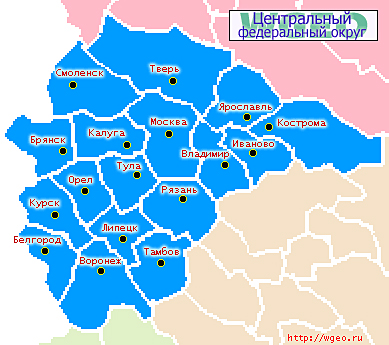 Центральный регион. ЦФО на карте России с областями. Центральный федеральный округ карта с областями. Карта центрального федерального округа. Карта центрального федерального округа с областями.