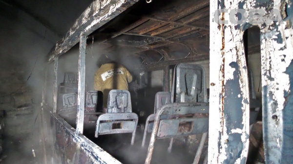 автобус пожар Екатеринбург|Фото: служба спасения СОВА