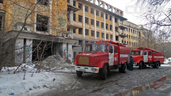 заброшенная больница, пожар|Фото: Служба спасения "Сова"