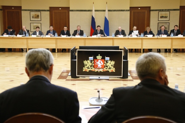 Евгений Куйвашев, заседание с главами|Фото: Департамент информационной политики губернатора