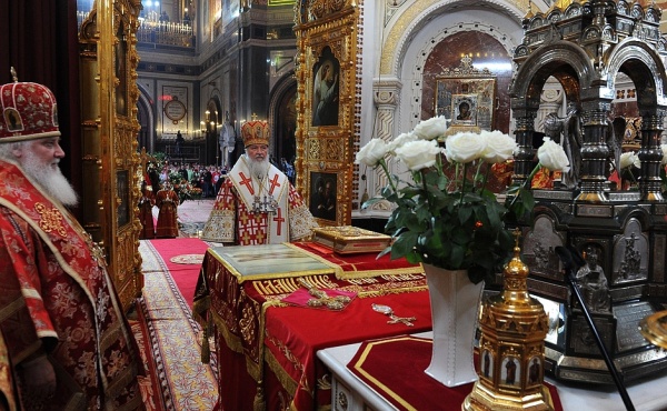 Пасха, Храм Христа Спасителя|Фото:http://www.kremlin.ru