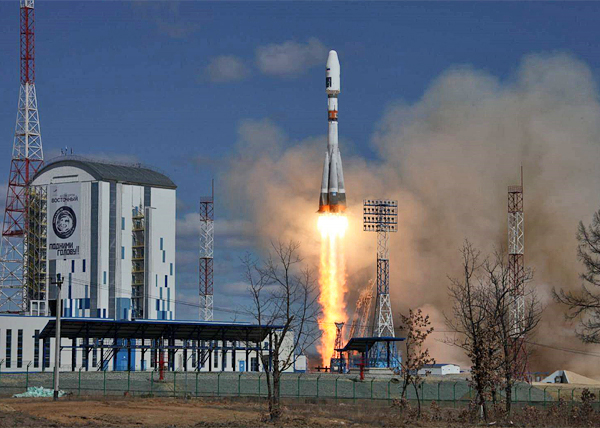 первый пуск ракеты космического назначения "Союз-2.1а" с космодрома "Восточный", 28 апреля 2016 года|Фото: Роскосмос