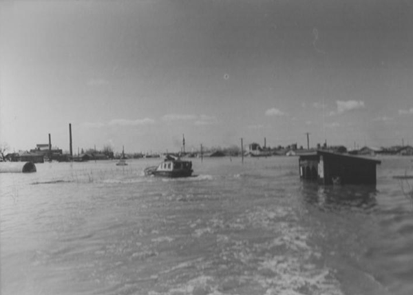 паводок в Кургане, 1957 год|Фото: Государственный архив Курганской области