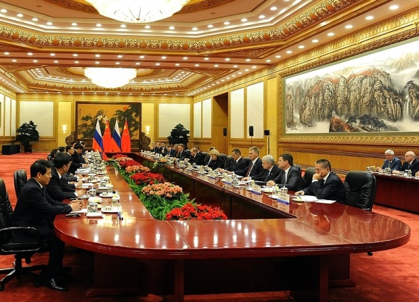 Российско-китайские переговоры|Фото: кремль